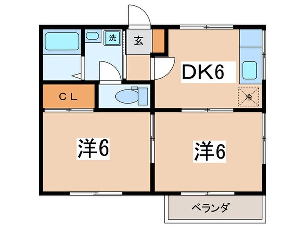 ポナール飯島の物件間取画像